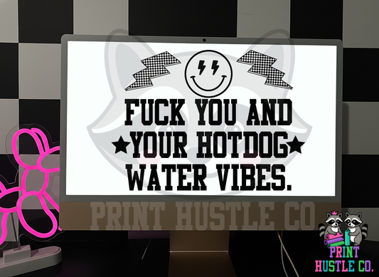 Hotdog Water Vibes PNG